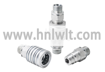 Push-pull hydraulic quick connector (carbon steel)