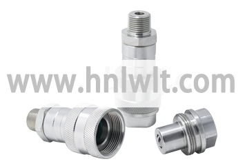 Thread locking hydraulic quick connector (carbon steel)